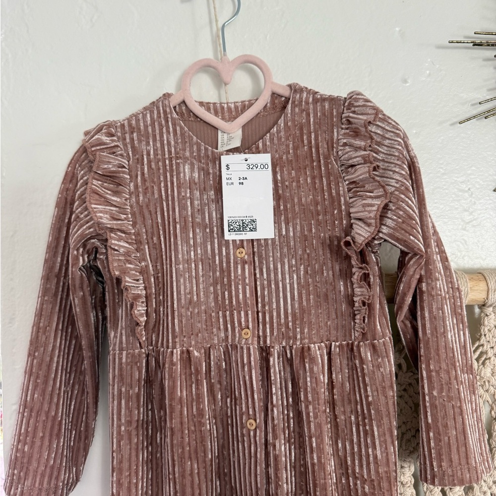 H&M Bundle overoll and Pink Velvet Dress